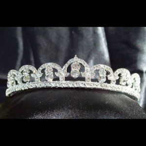 European Pave Crystal Tiara